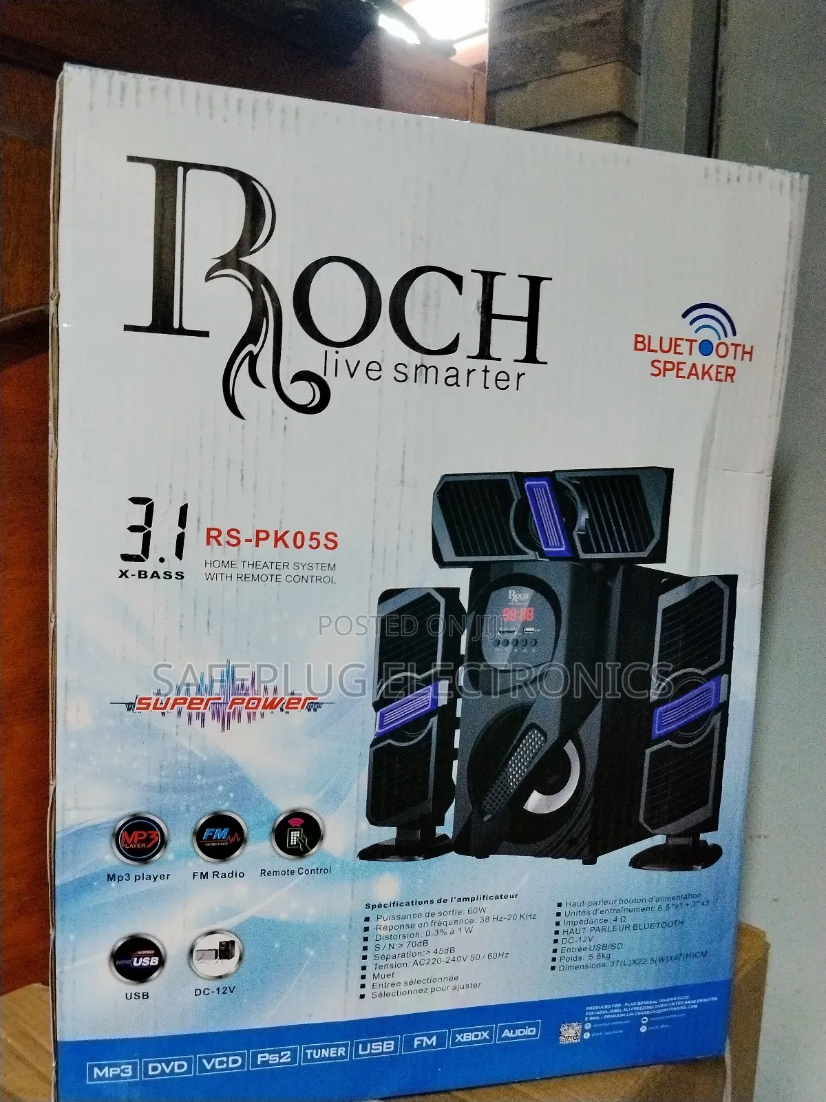 Woofer Roch 3.1ch Speakers -