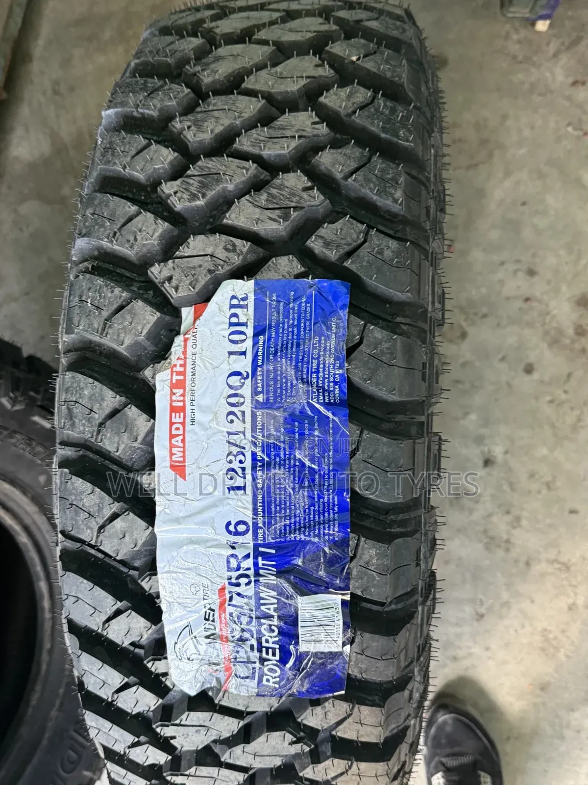 265/75r16 Atlander Mudterrain M/T From Thailand