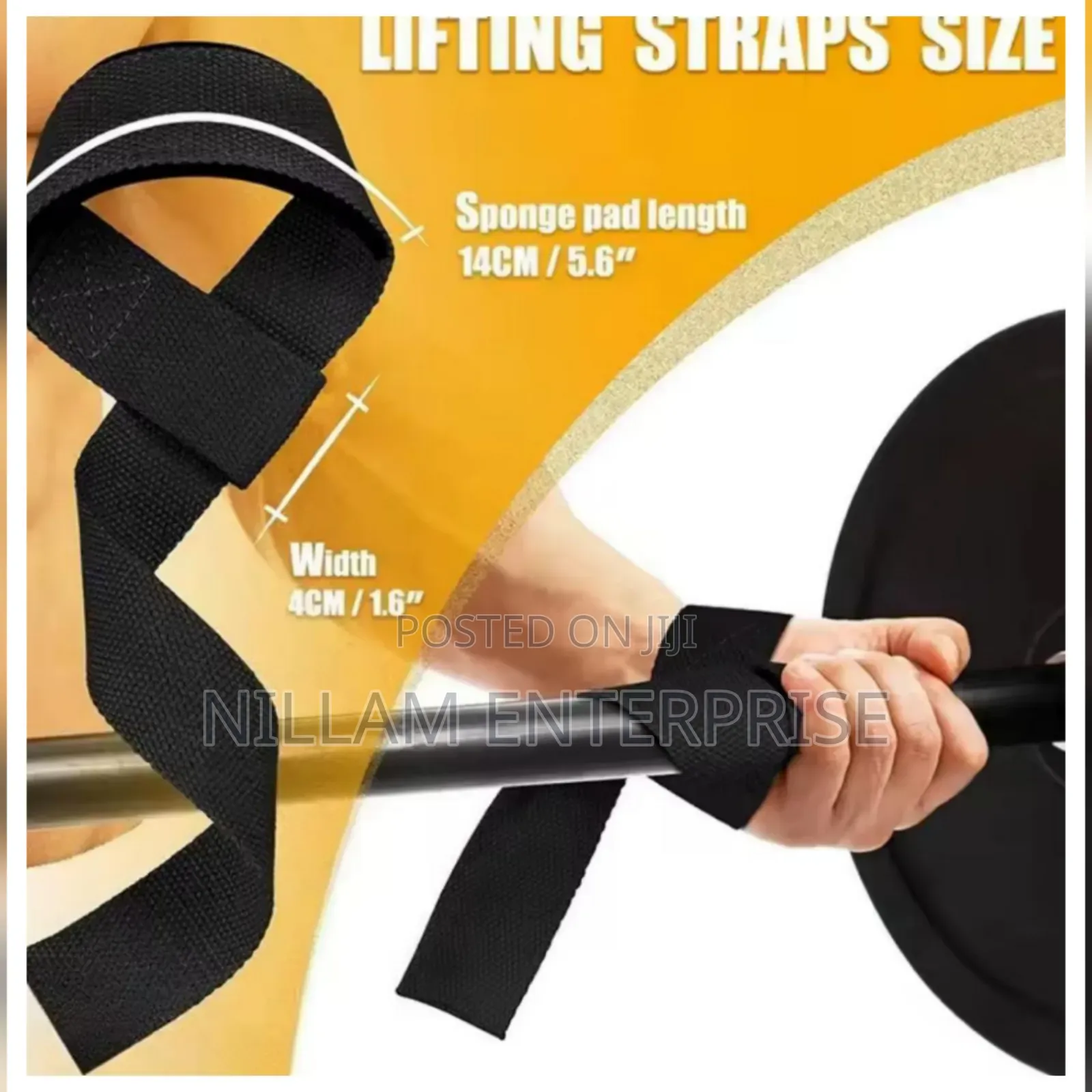 2 PCS Weightlifting Straps