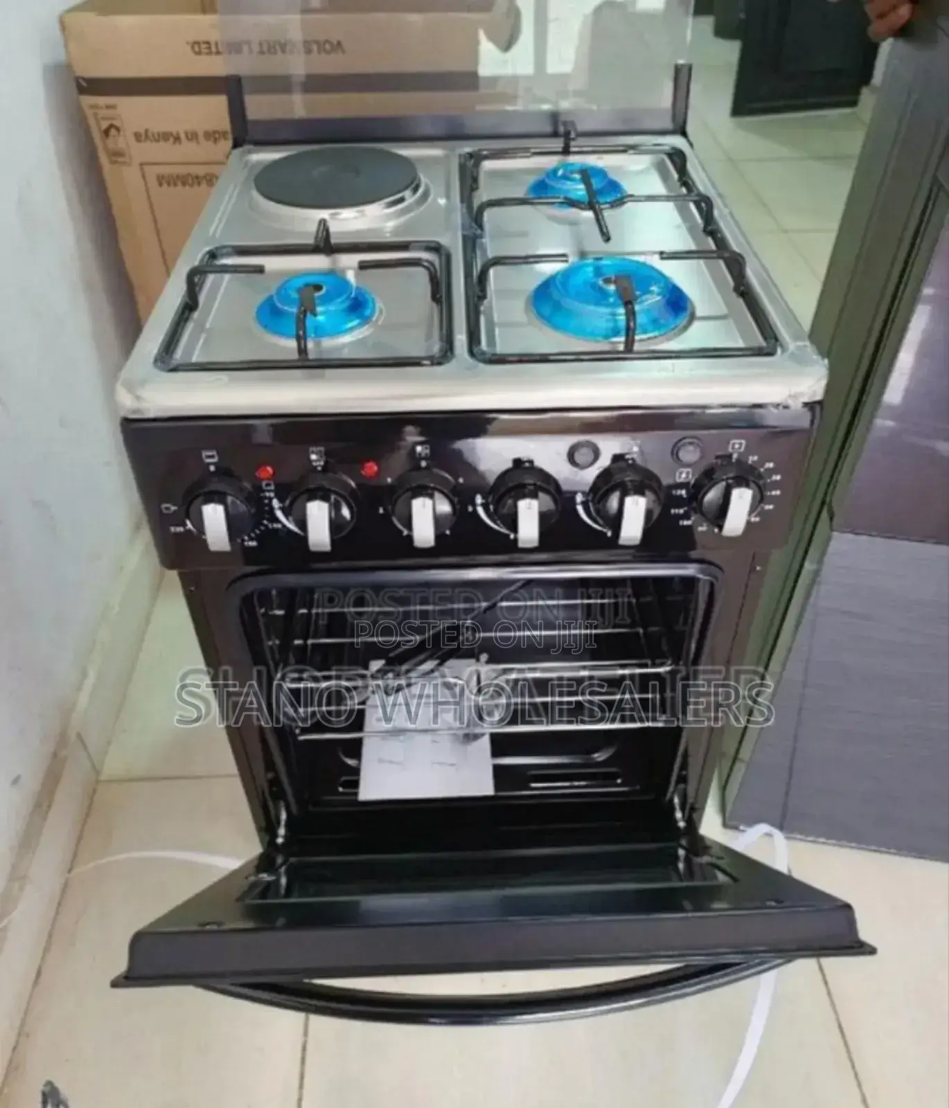 Black Silver!!Volsmart 3+1 Cooker. Stand Cooker. Electric