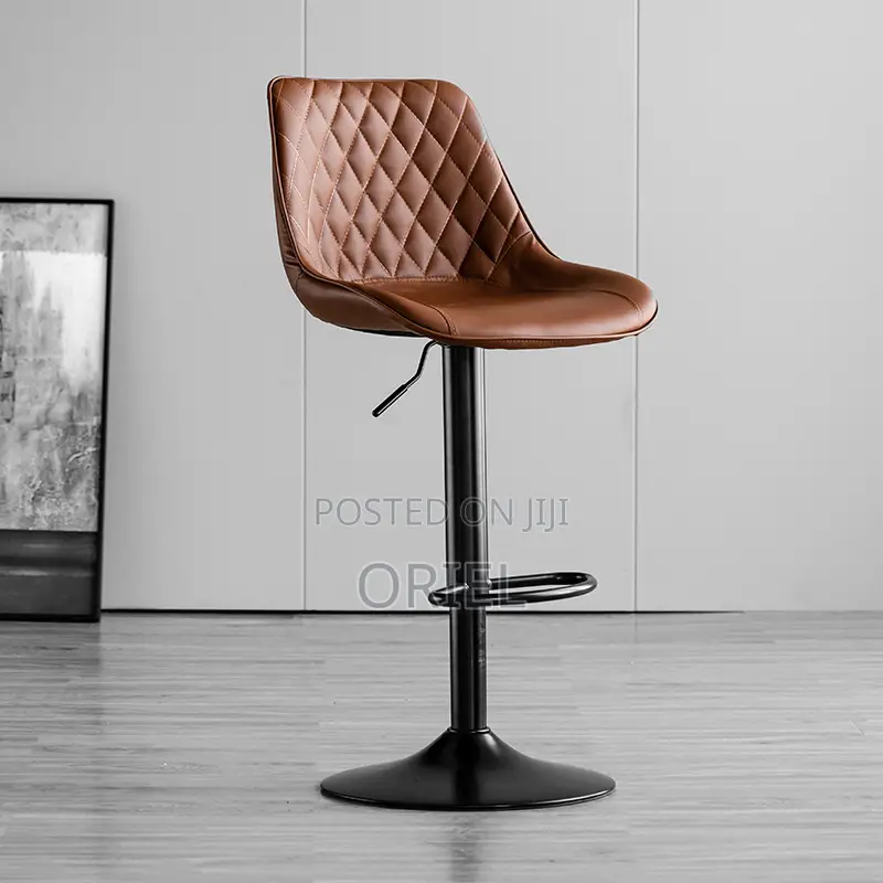 Luxury Barstool : Modern Luxury Barstool With Footrest