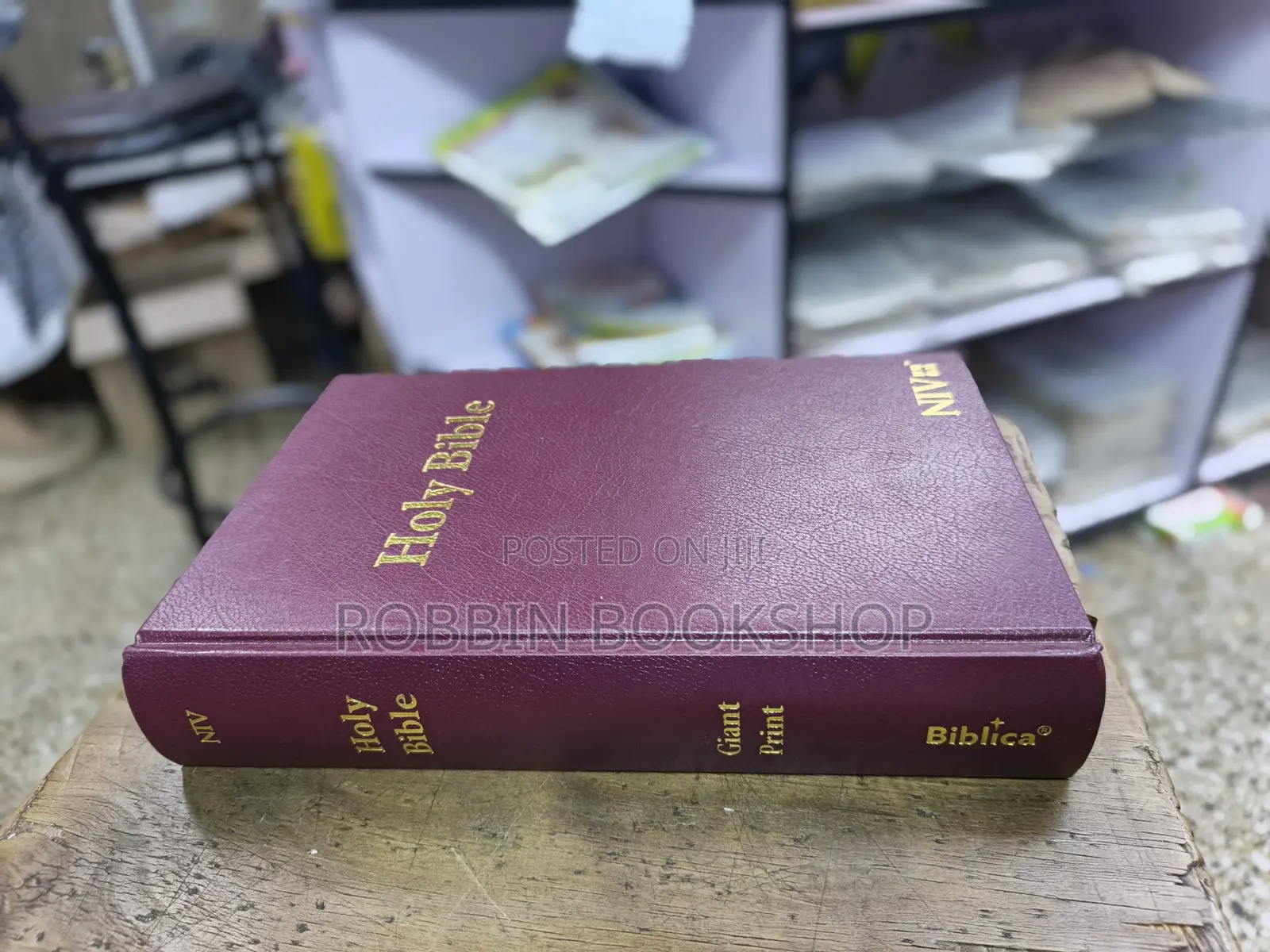 Brand New Maroon Niv Holy Bible – Giant Print Edition