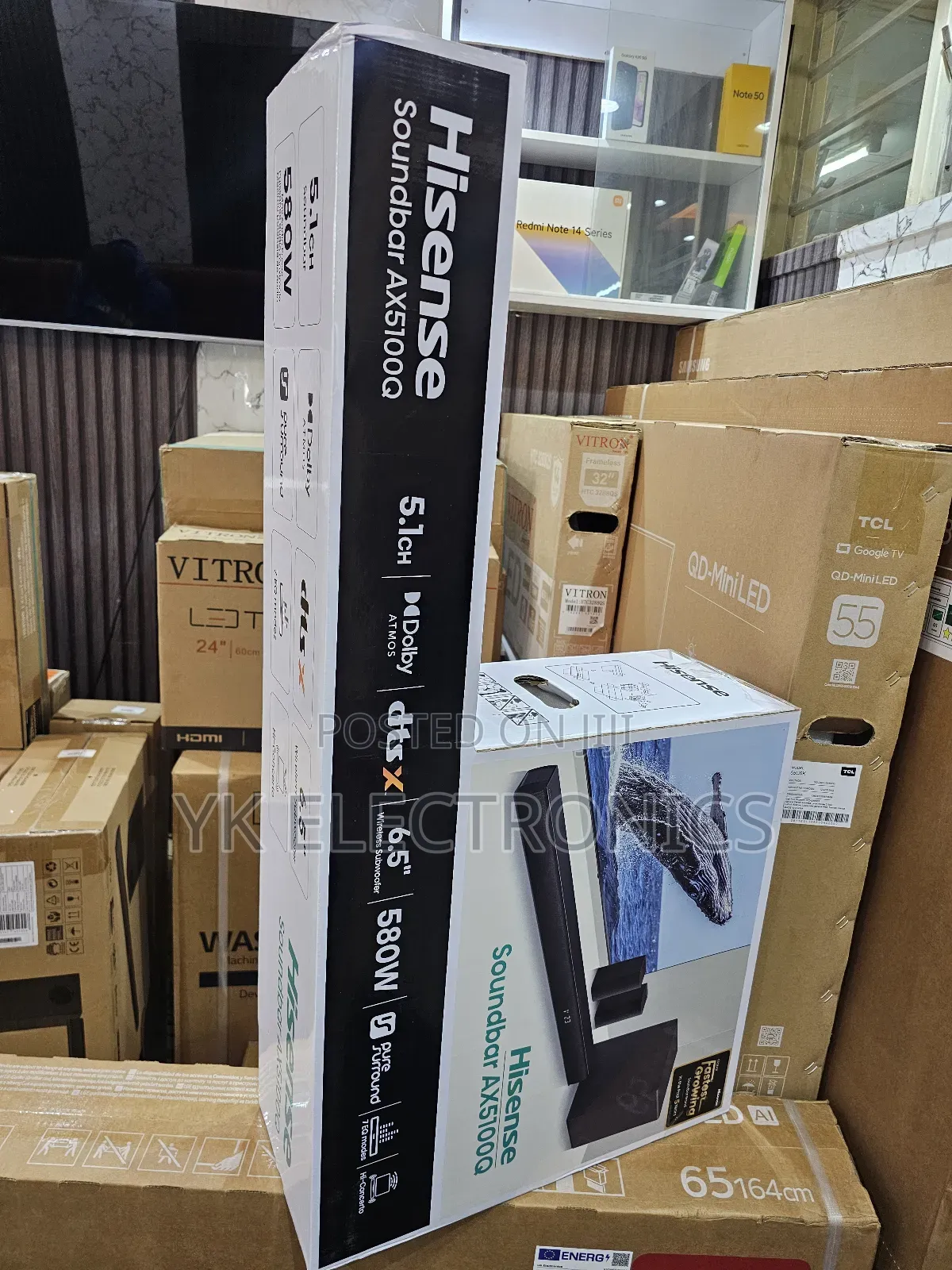 Hisense Ax5100q 5.1ch 580w Soundbar