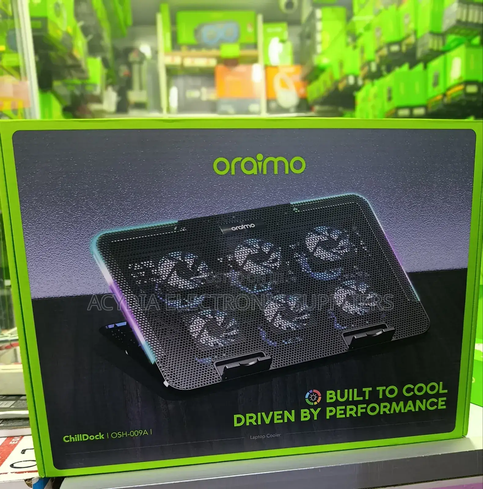 Oraimo Chilldock Dual Usb Ports Laptop Cooling Stand