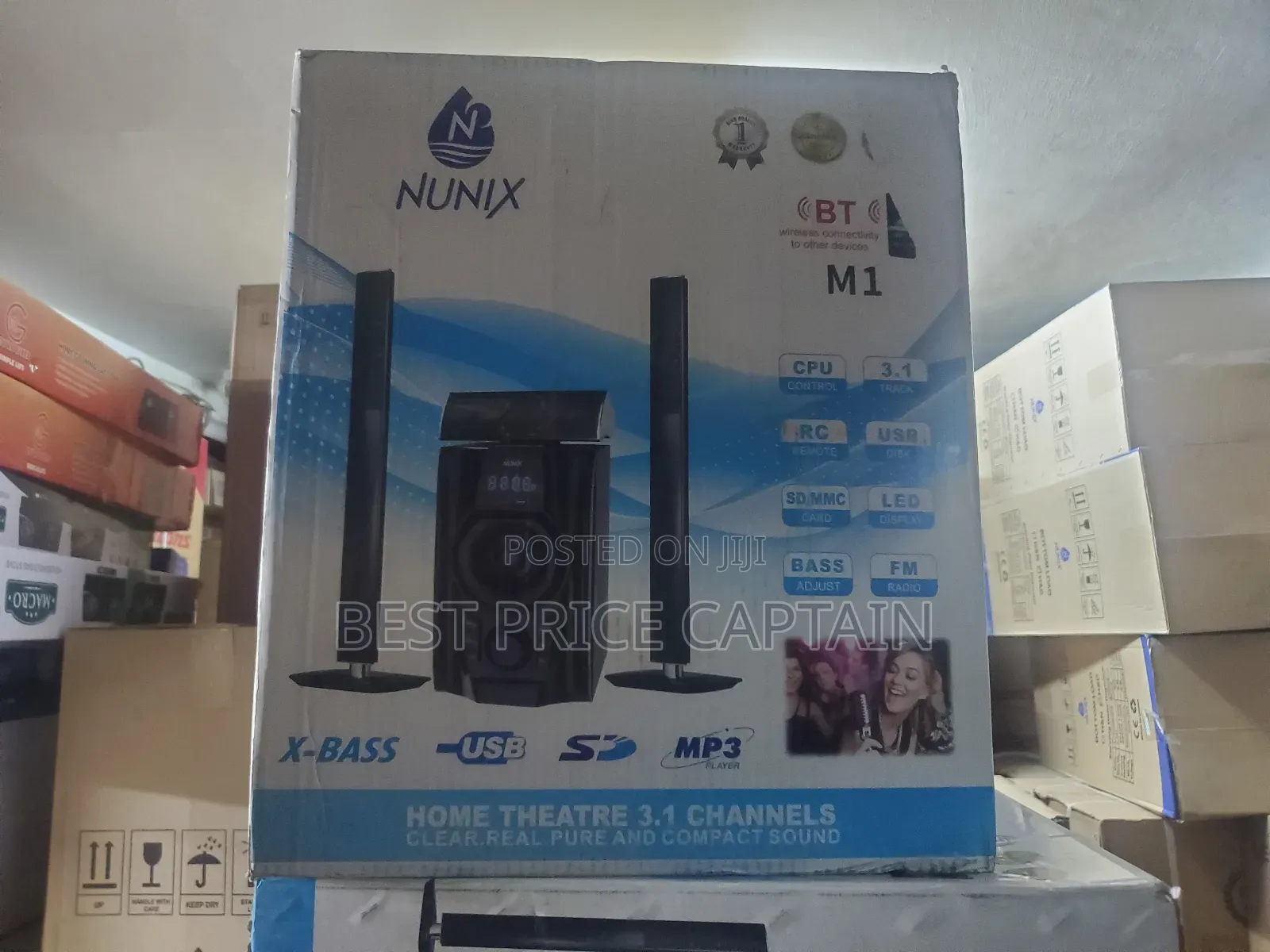 Nunix 3.1ch Home Theater Speaker
