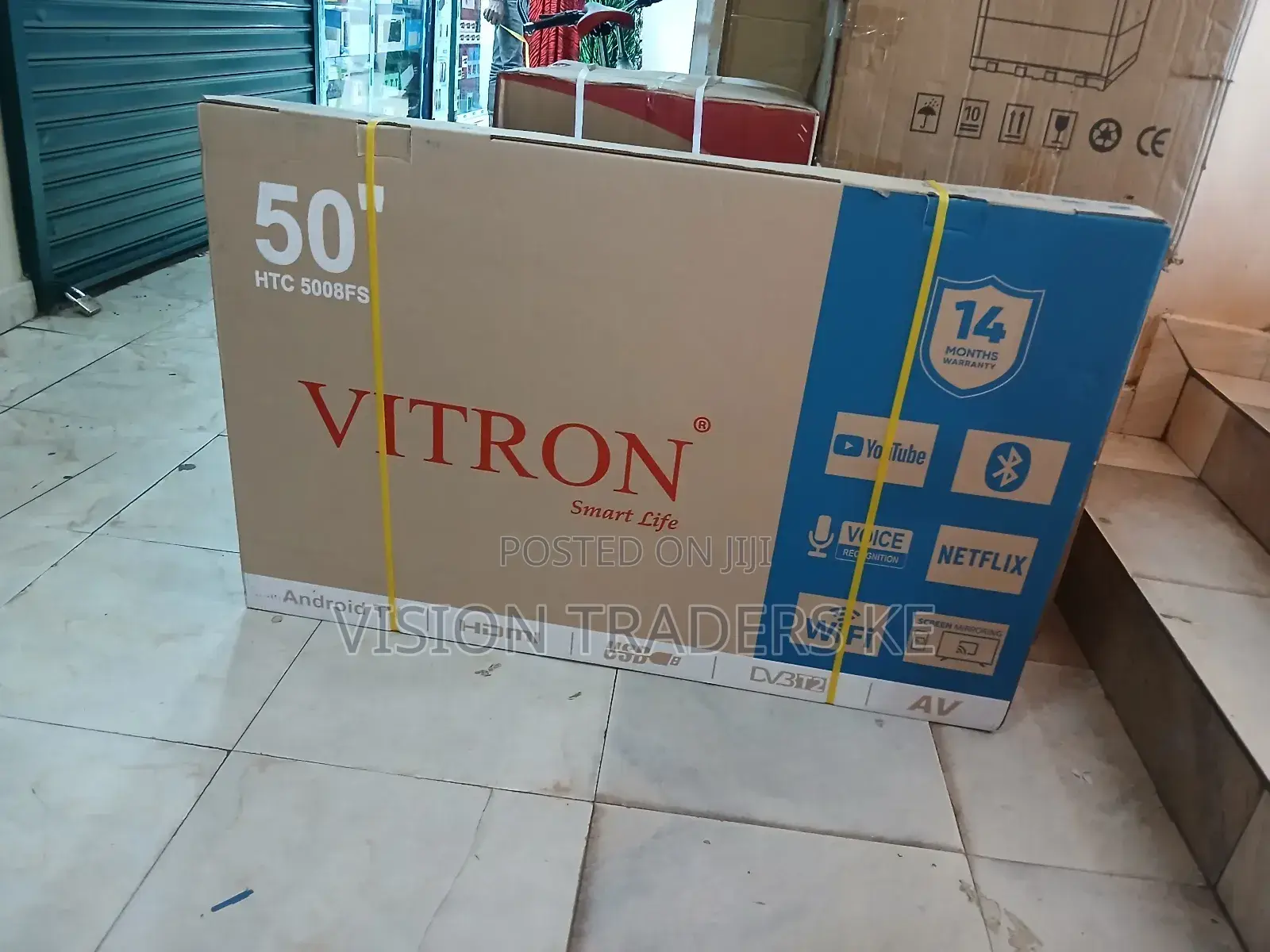 Vitron 50inches Smart Android Frameless Tv