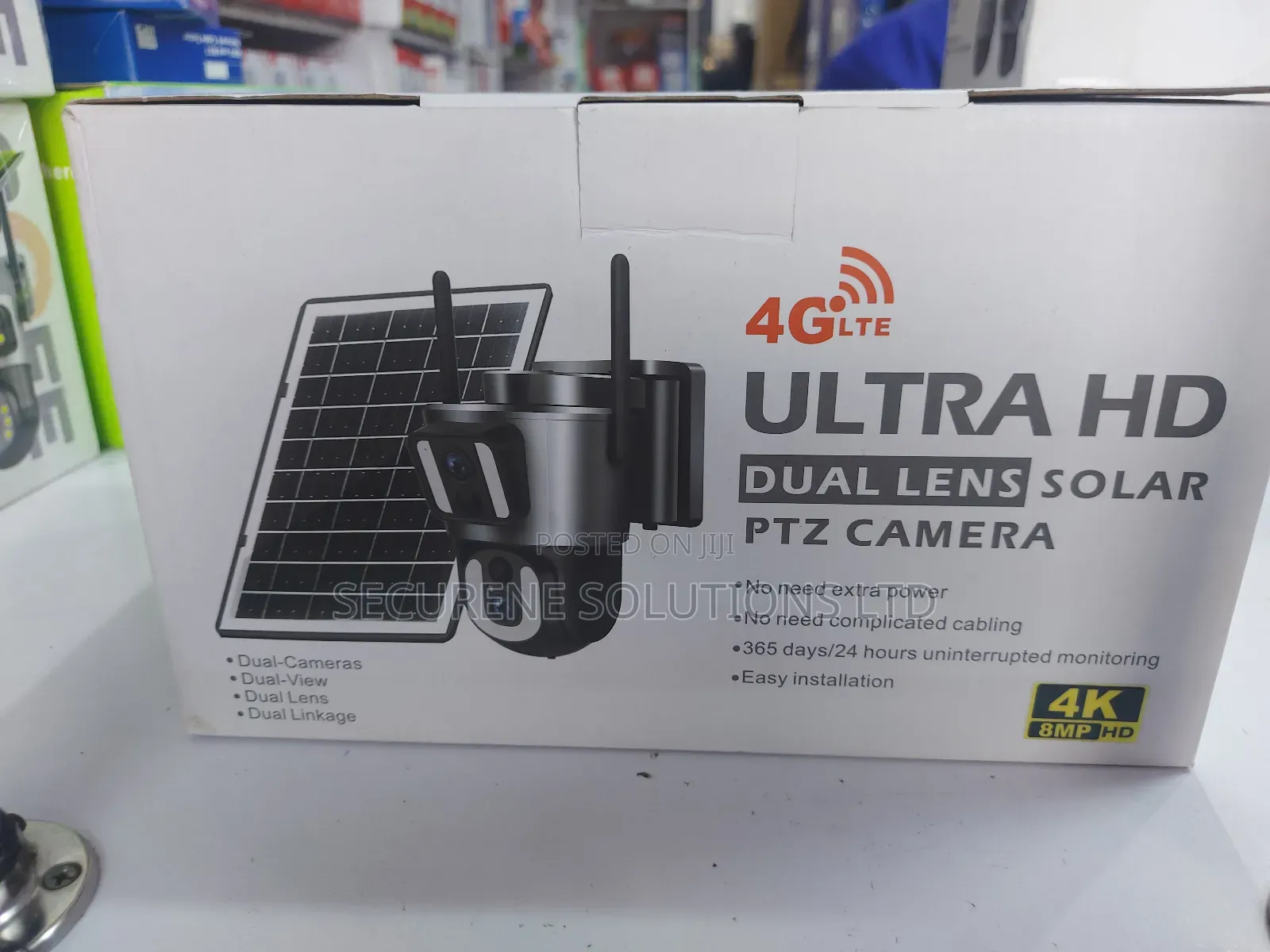 8mp Ady-b2 4g Lte Ultra Hd Dual Lens Solar Ptz Camera.