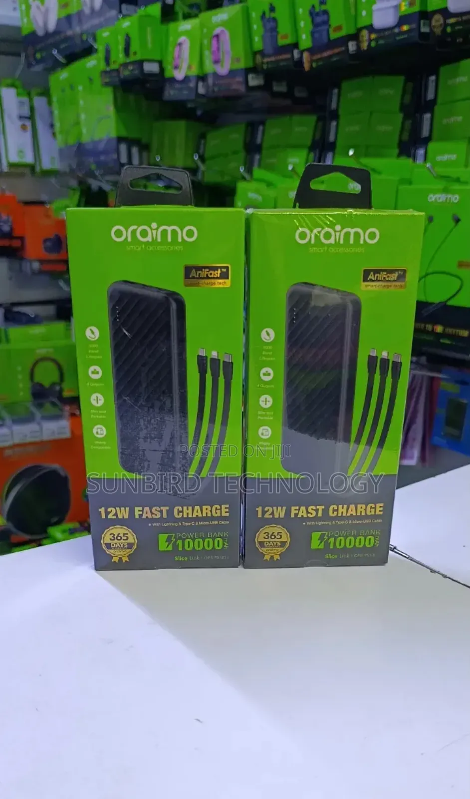 Oraimo Slice Link 10,000mah Powerbank Opb-P5101