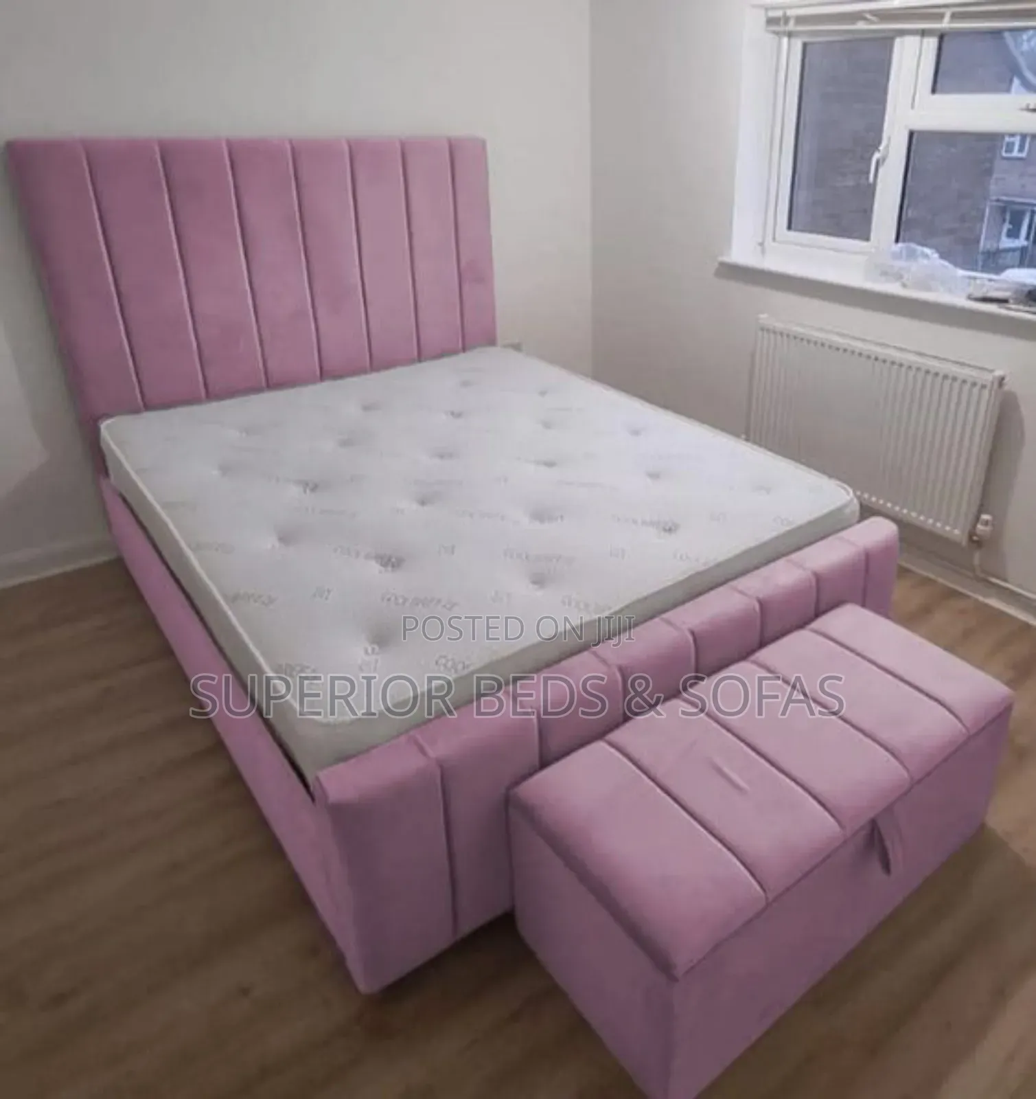 Pink 5 by 6 Bed