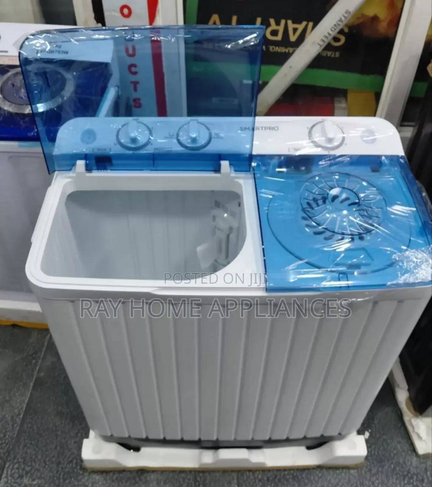 Smartpro 8kg Semi Automatic Twin-Tub Washing Machine