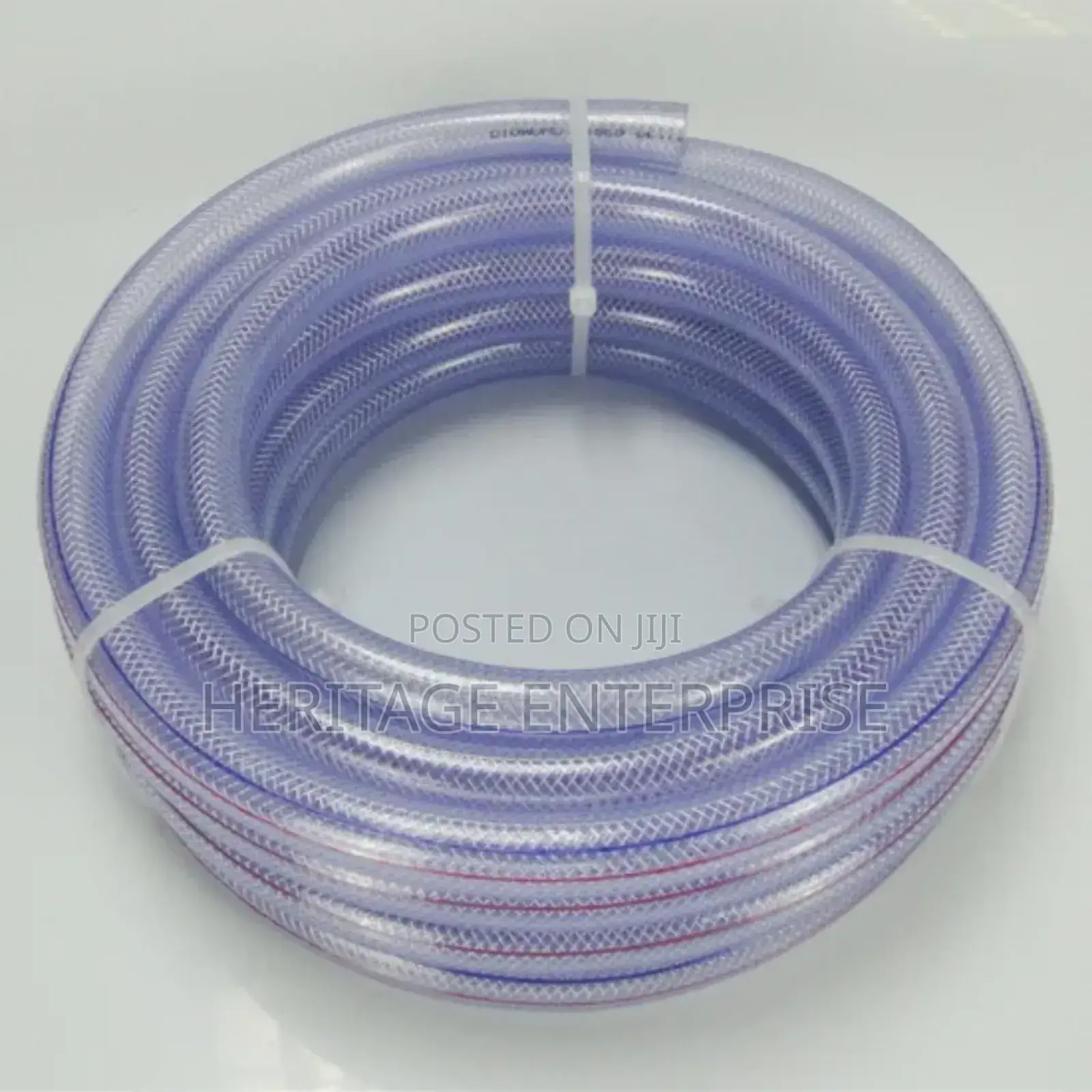 Hose Pipe Braided Clear Water Clear Size: 1" X 25 Mts