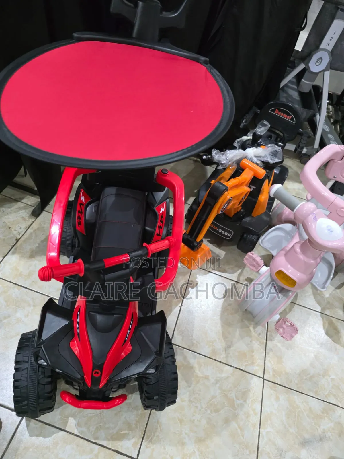 Push Car With Umbrella