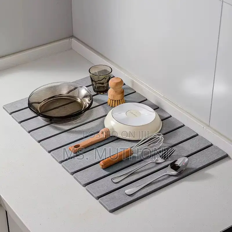 Multifunctional Fast Drying Stone Dish Drying / Bath Mat