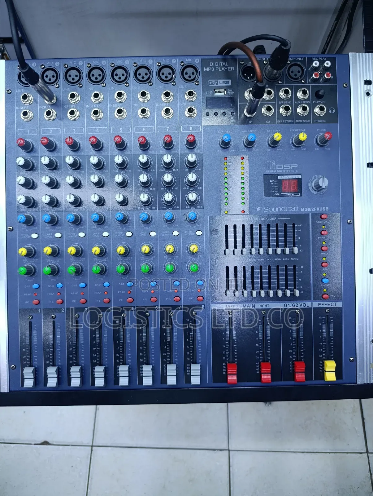 Soundcraft Mg8/2fxusb 8channel Plain Mixer