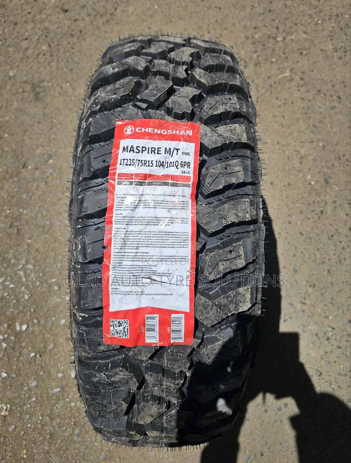 235/75r15 Chengshan Tyres(Mt)