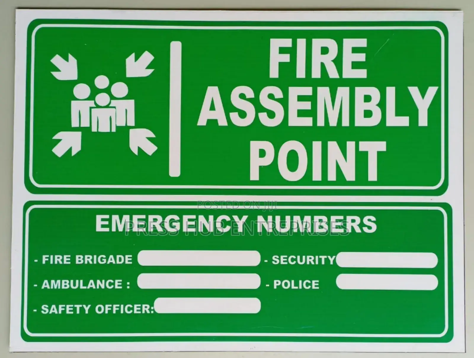 Fire Assembly Point Sign,,,,,