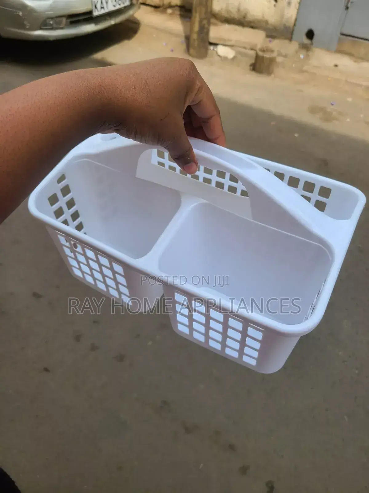 Bathroom Caddy /House Keeping Carrying Caddy/Multipurpose Basket
White