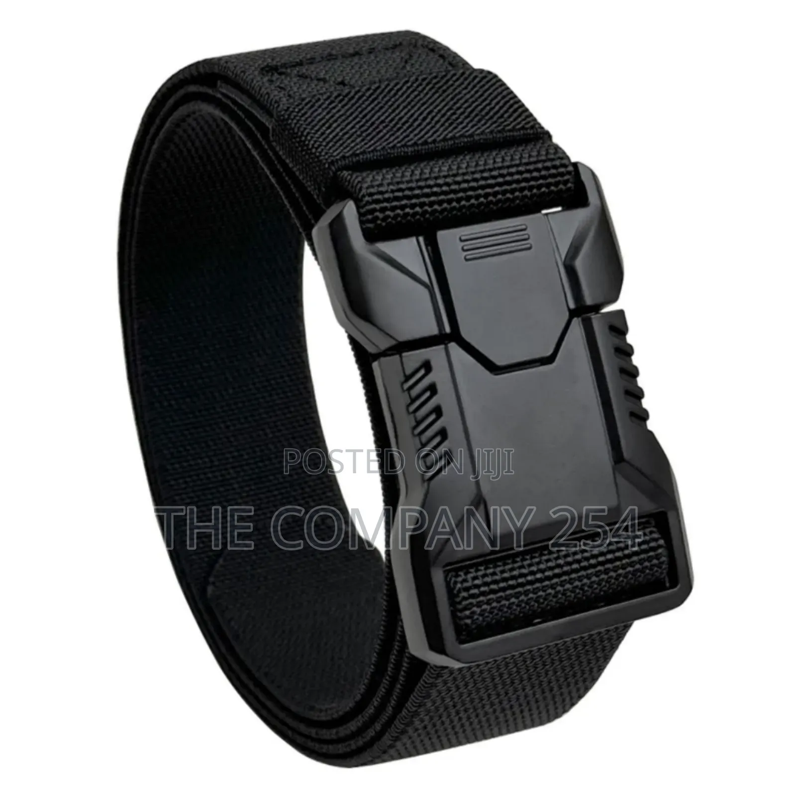 Tactical Belt Elastic Woven Zinc Alloy Buckle Outdoor Defense Unisex