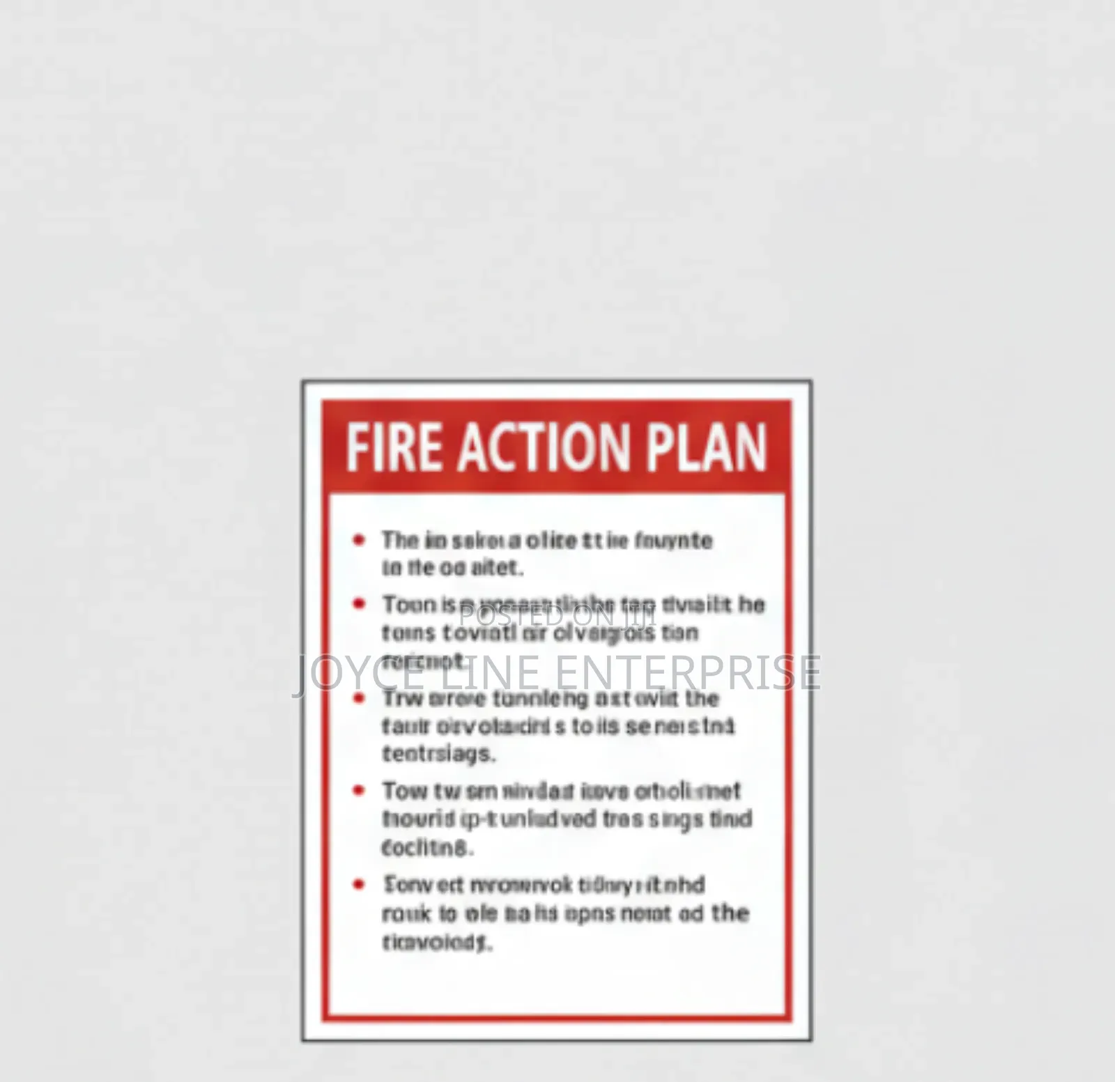 Action Plan Sign