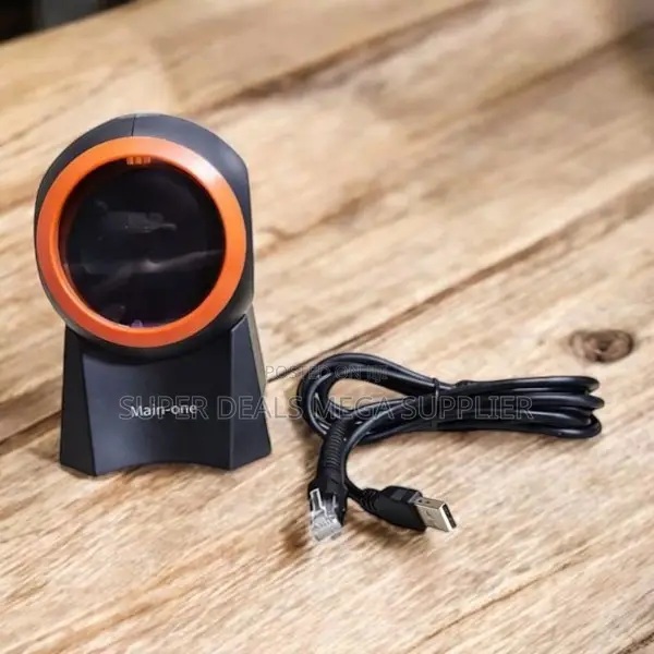 Multi Language Support 1d/2d Desktop Tablemount Barcode Scanner Reader