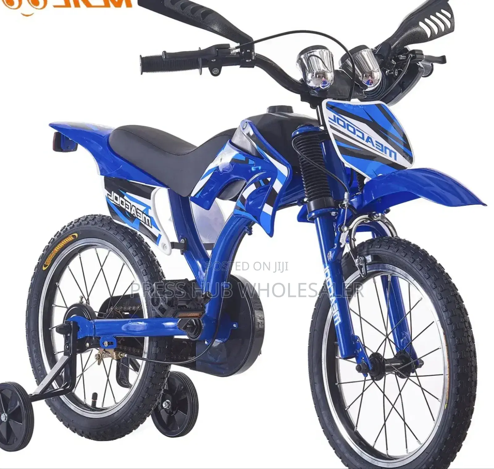 Kids' Motorcycle-Style Bicycle Size 12