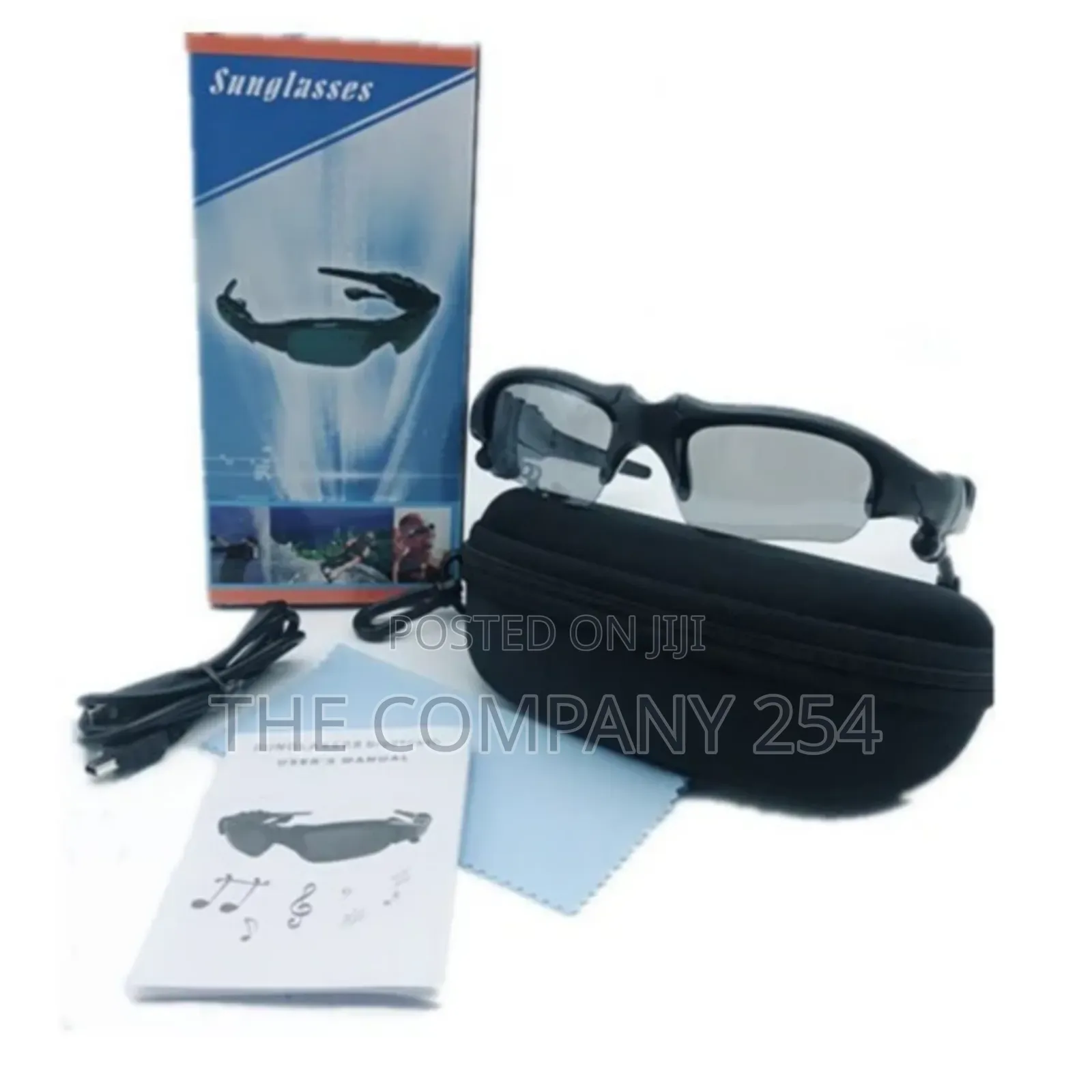 Outdoor Cycling Sports Wireless Headphones With Microphone Sunglasses