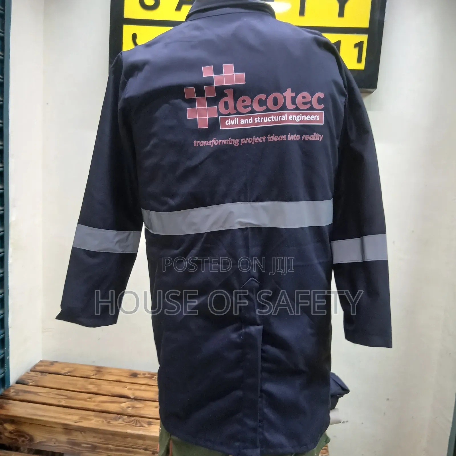 Navy Blue Work Coat Is Durable