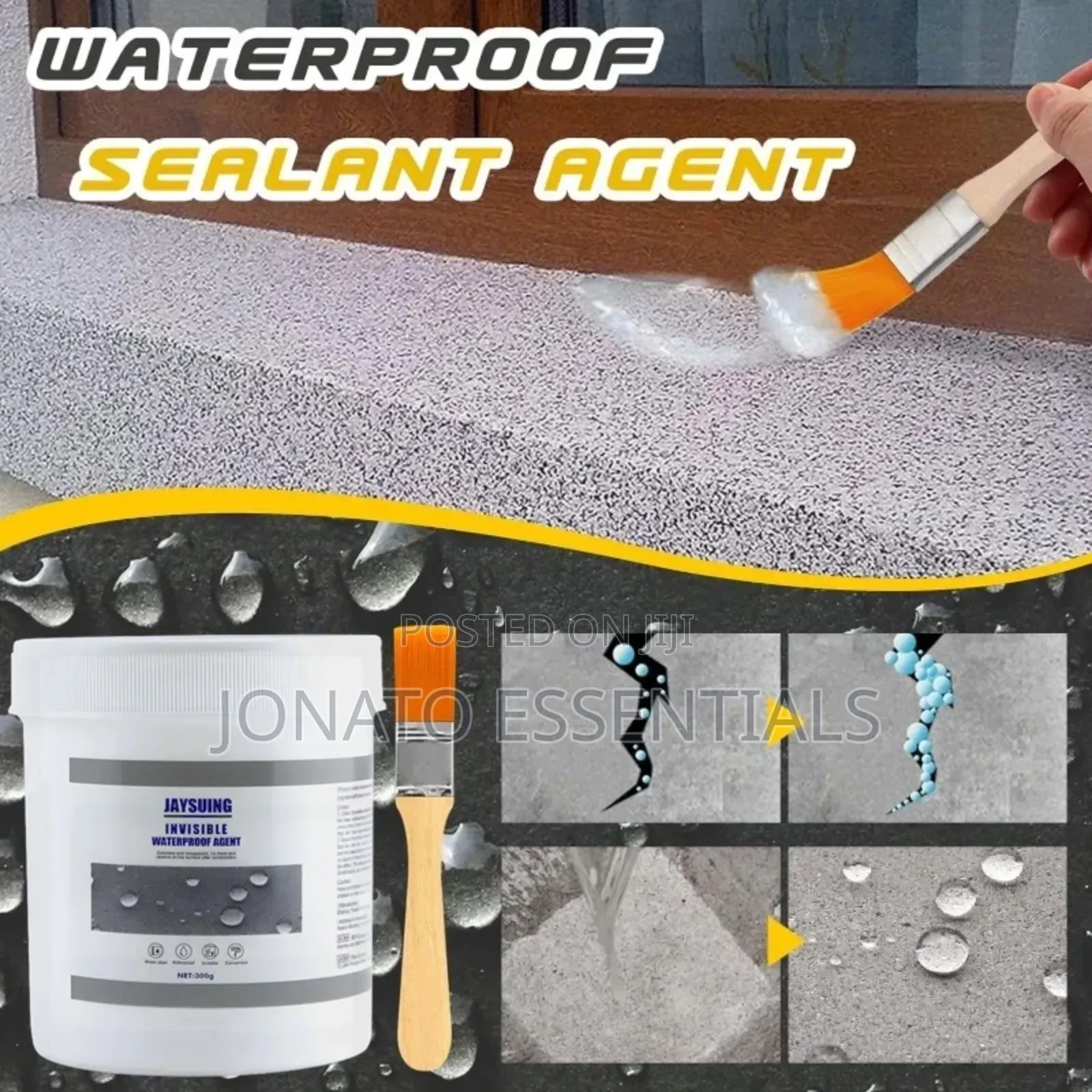 Invisible Waterproof Sealant Glue for Roof Leaks and Walls