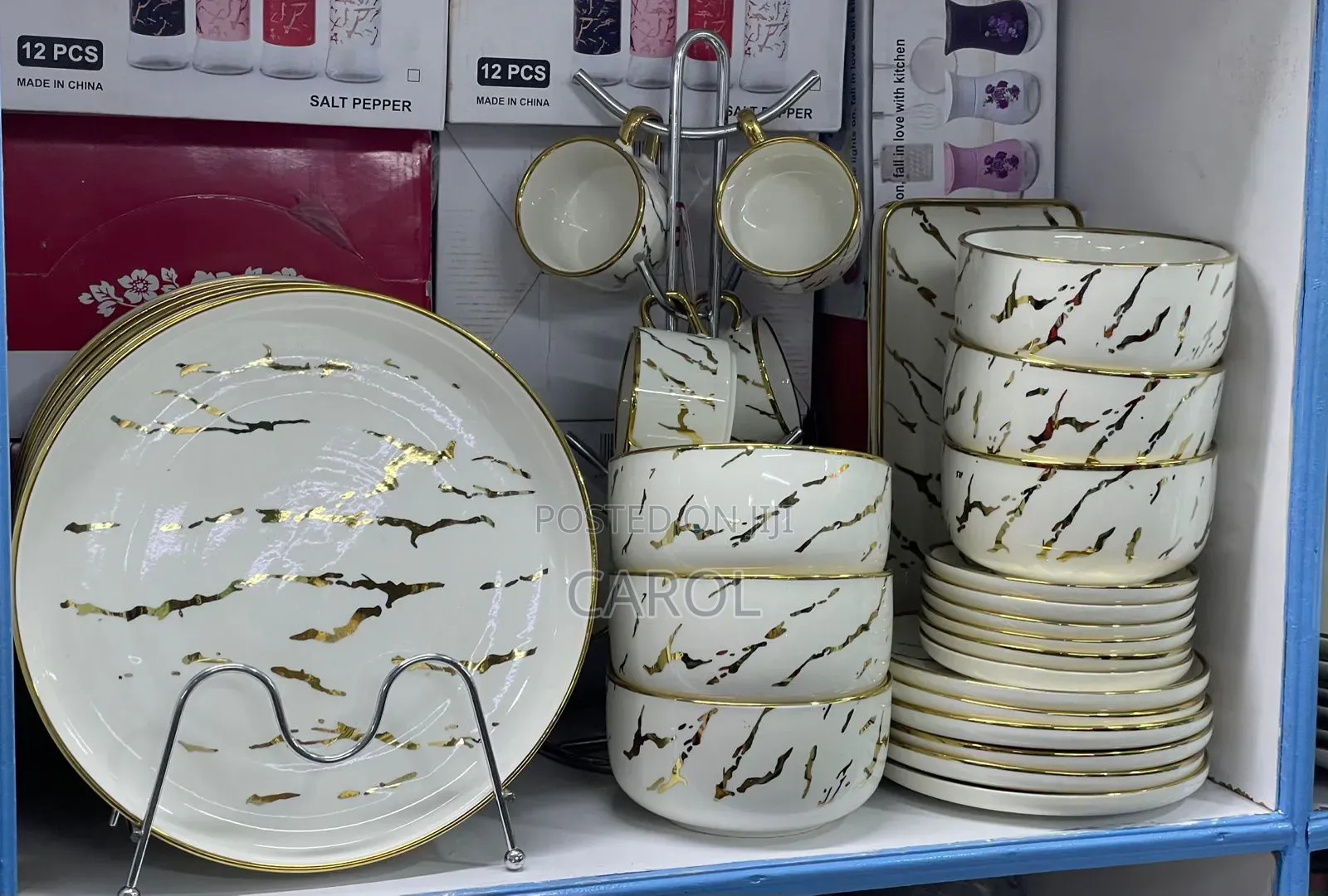 32pcs Marble Dinnerset Available