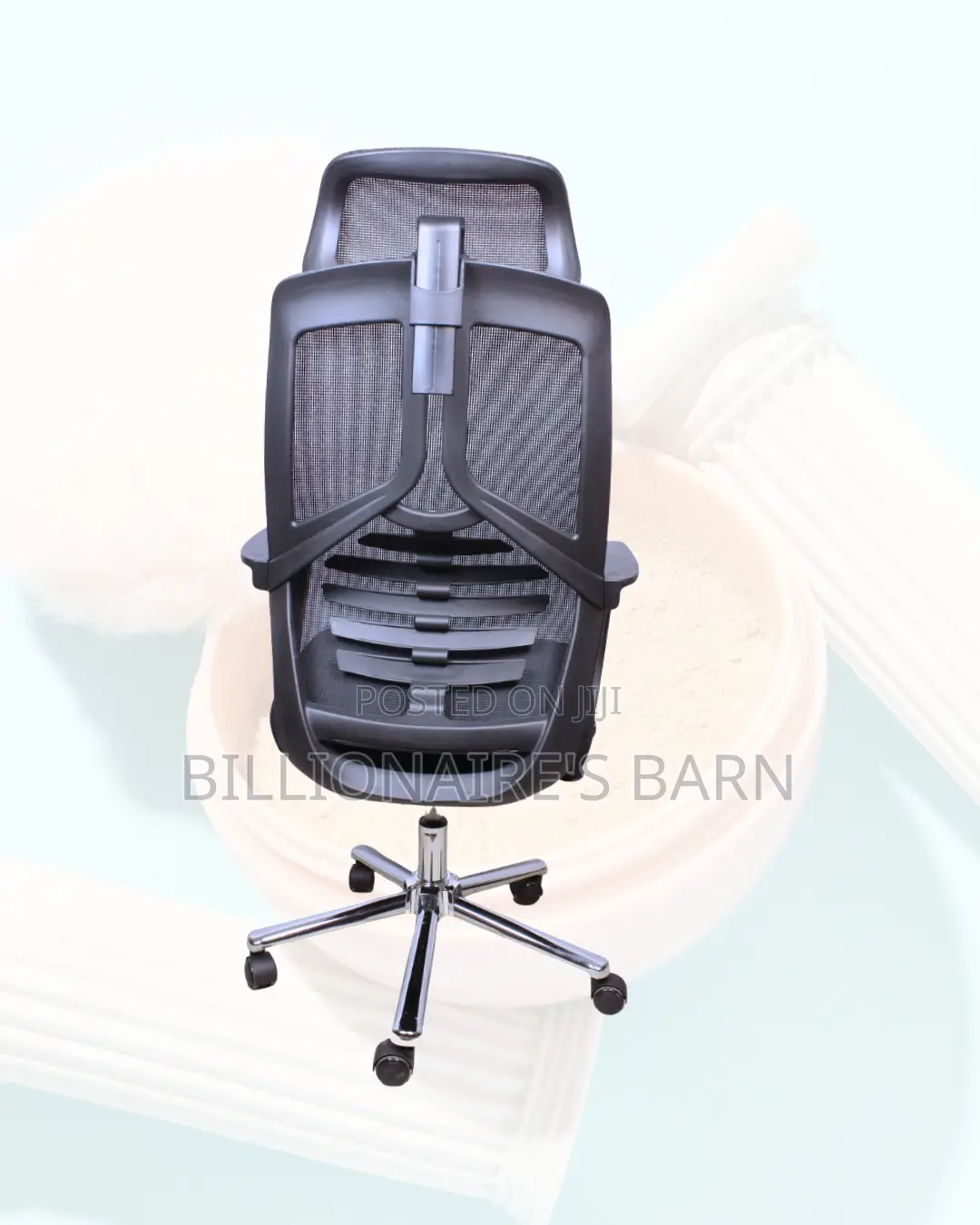 Headrest Office Chair • Office-Ready Style, Breathable Mesh Airflow