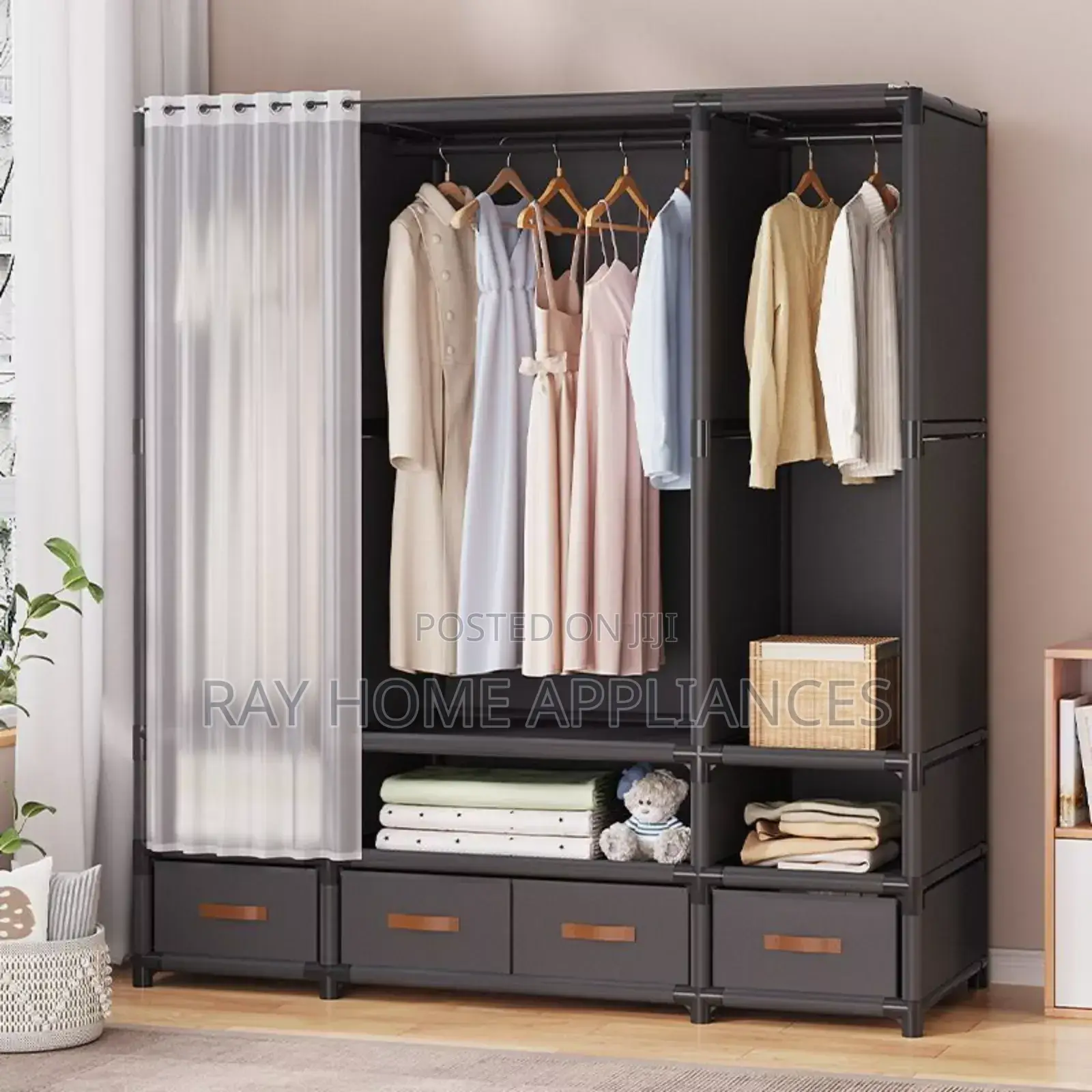 Elegant Heavy Duty Metallic Wardrobes