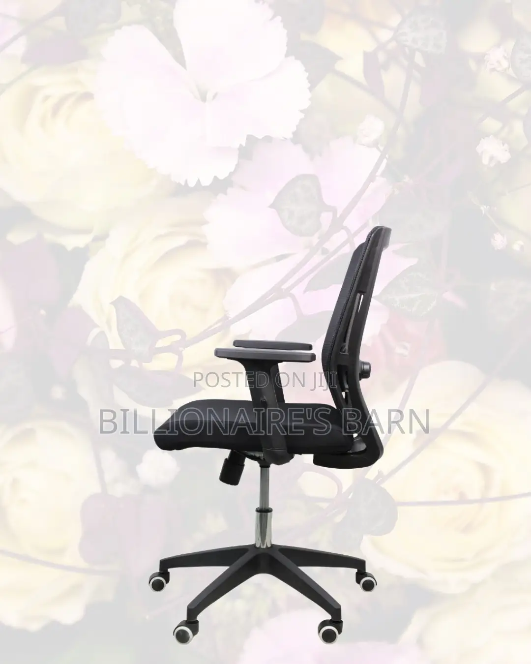Barn Origin Office Chair Mid-Back Nylon Base • Neat Professional Look