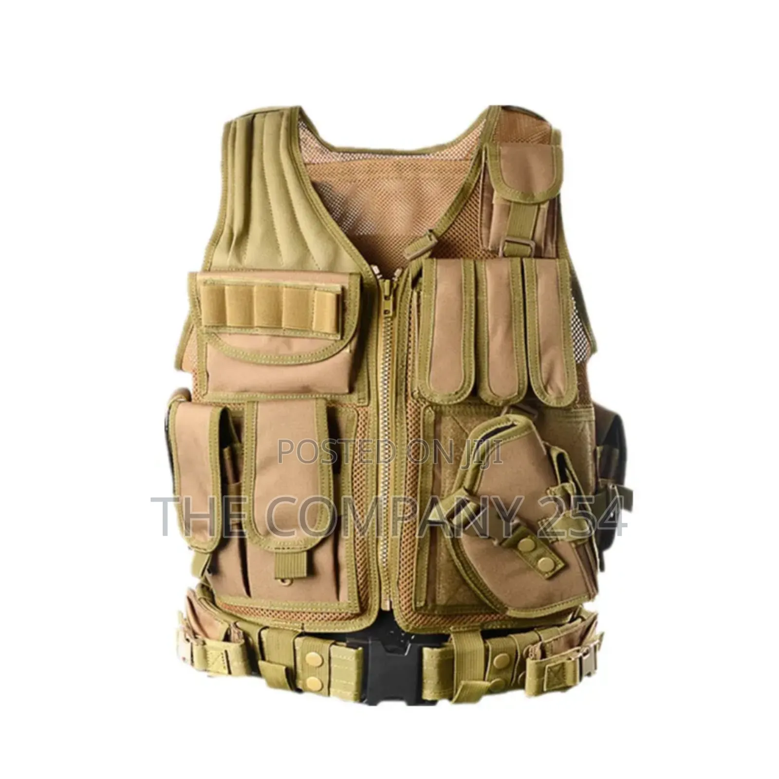 Outdoor Tactical Vest Fitness Shooting Webbing Vest With Molle Gear