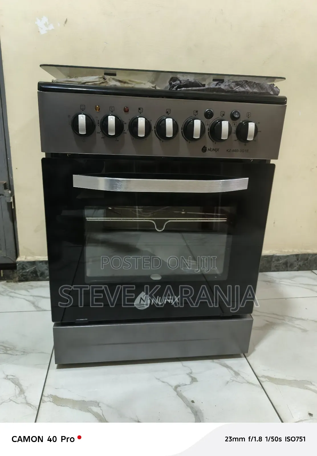 Nunix Cooker 3+1 Standing Cooker