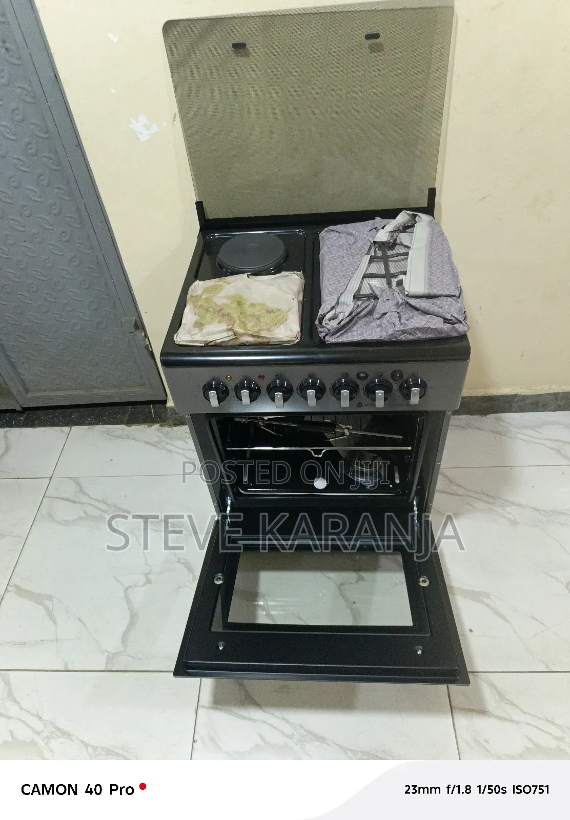 Standing Gas Cooker, Electric Oven 60*60 3+1