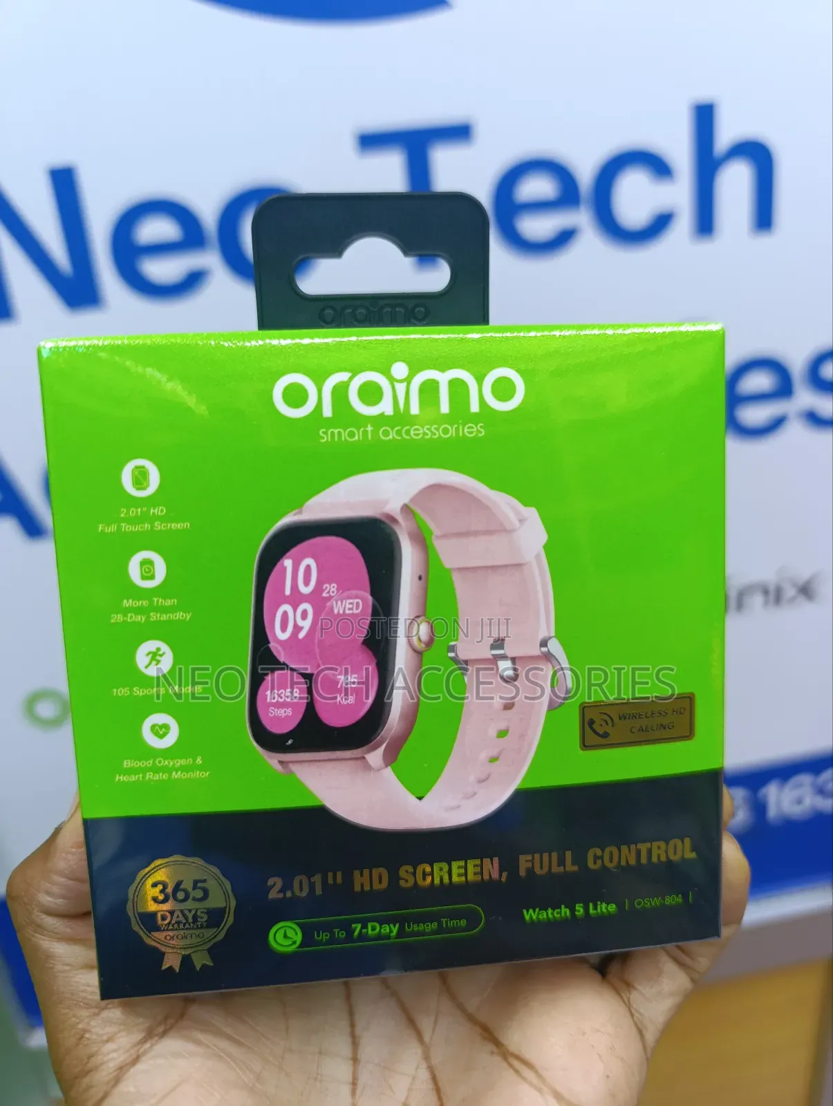 Oraimo Watch 5 Lite ( Pink)