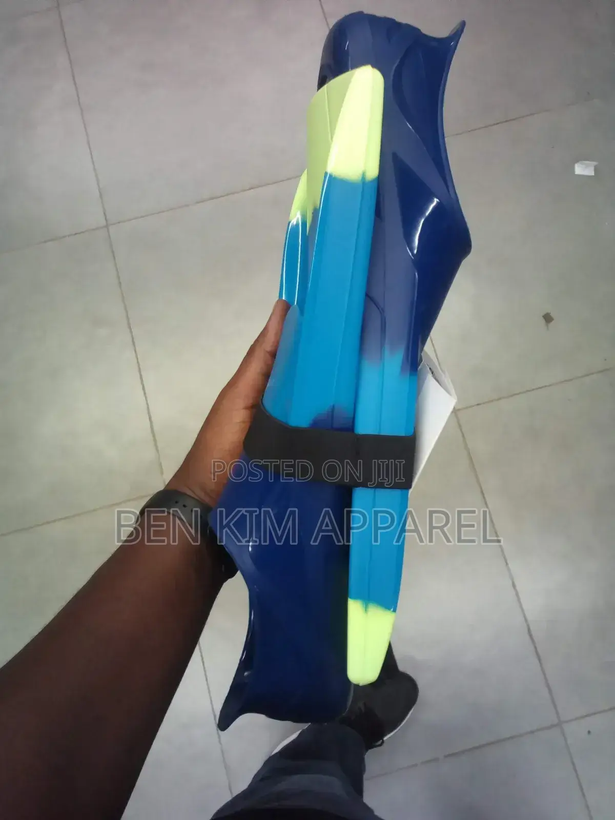 Swimming Fins/Flippers Yellow and Light Dark Blue