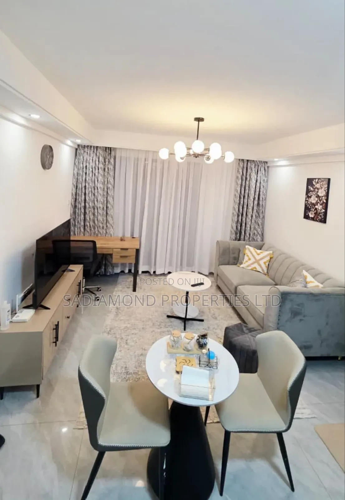 Furnished 1bdrm Apartment in Raphta Road Area for rent