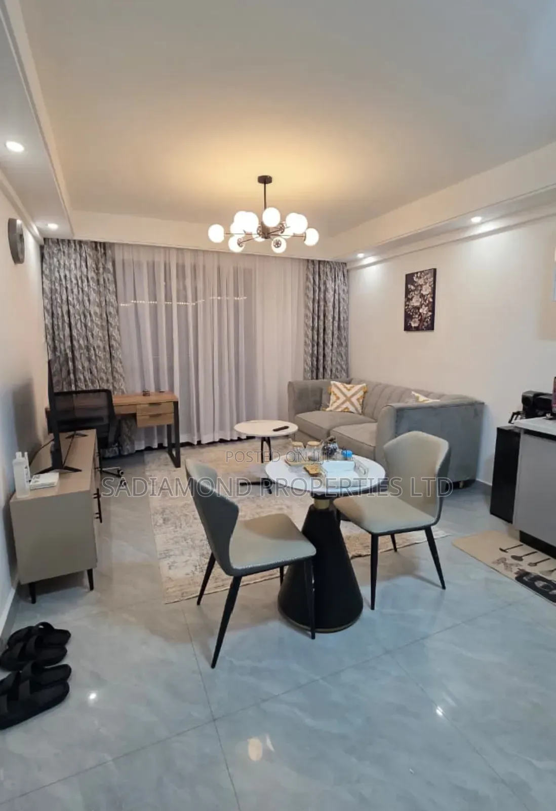Furnished 1bdrm Apartment in Raphta Road Area for rent