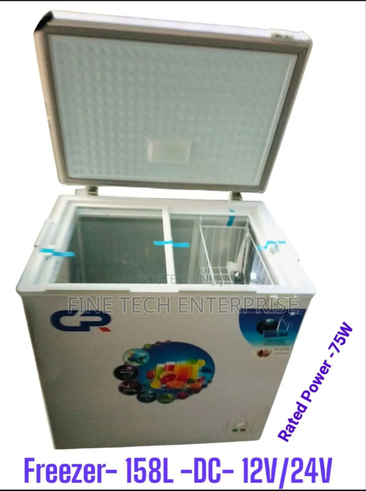 158 Litres Dc Chest Freezer(Uses Solar Only)