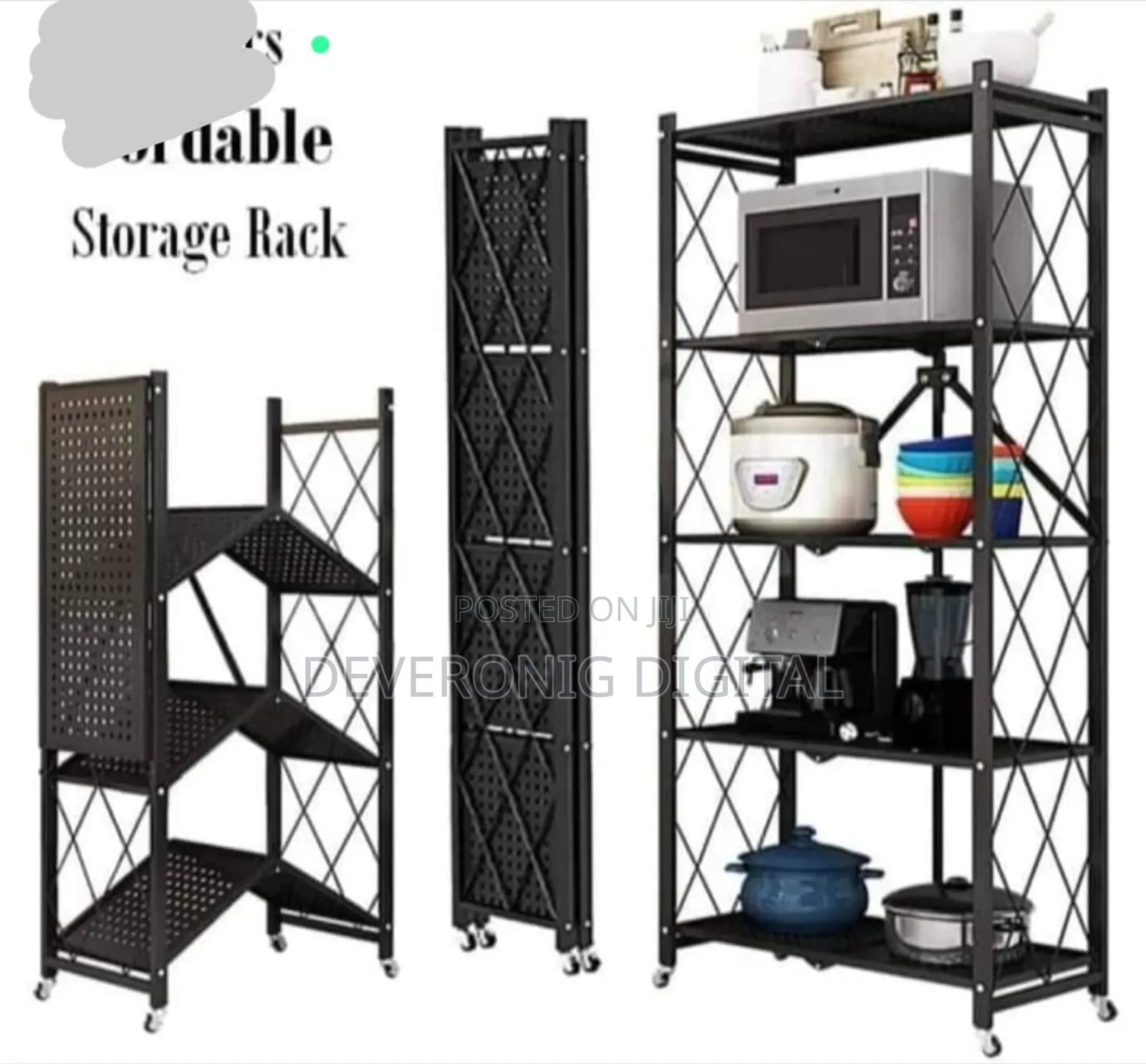 5layer Foldable Storage Rack