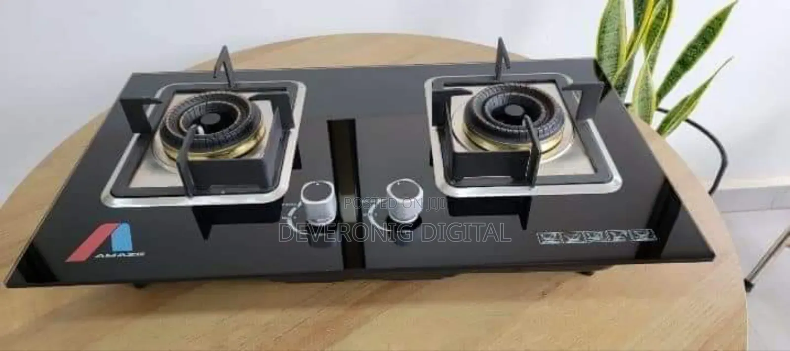 2 Burner Amaze Glass Inbuilt Hob Cooker
