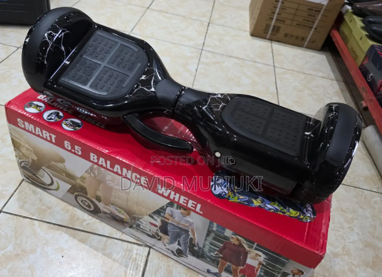 Black Electric Balancing Wheel 6.5inches.