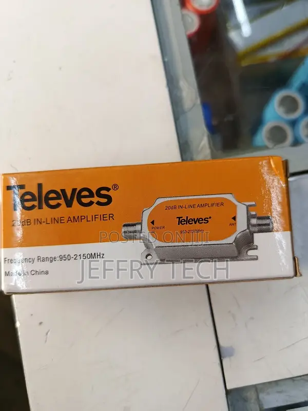 Televes 20db in-Line Satellite Signal Amplifier.