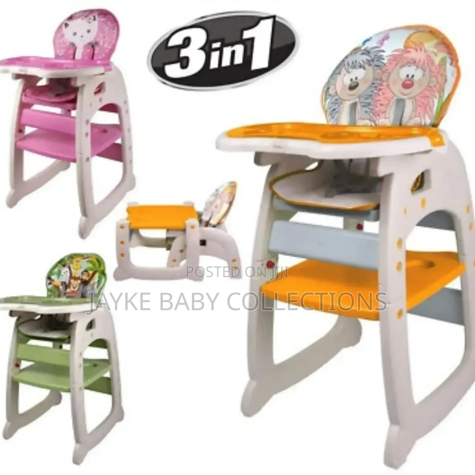 Mamakids 3-in-1 Baby High Chair – Convertible Safe