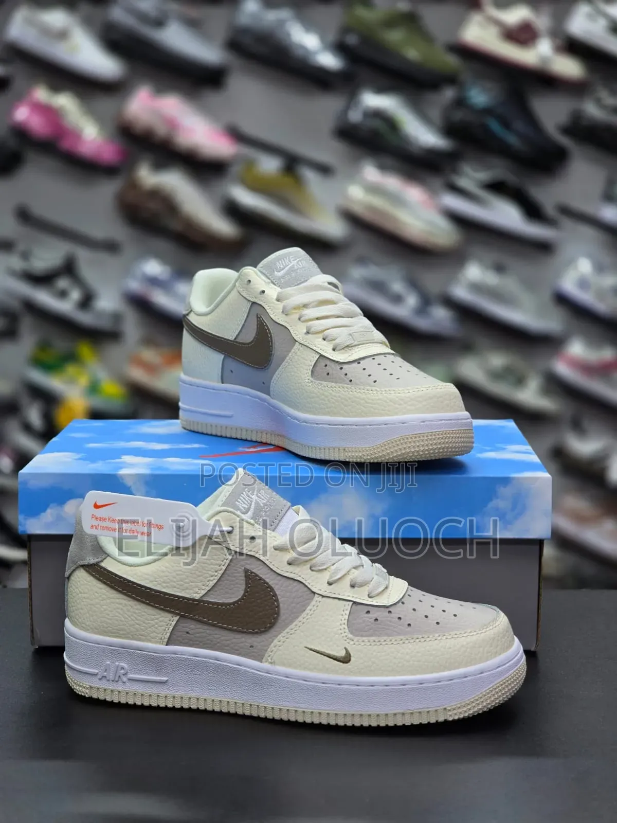 Nike Air Force 1 "Light Orewood Brown Ironstone" Sneaker.