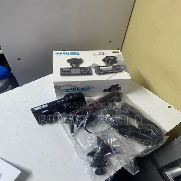  Front + Rear + Inside Car Dash Cam Recorder