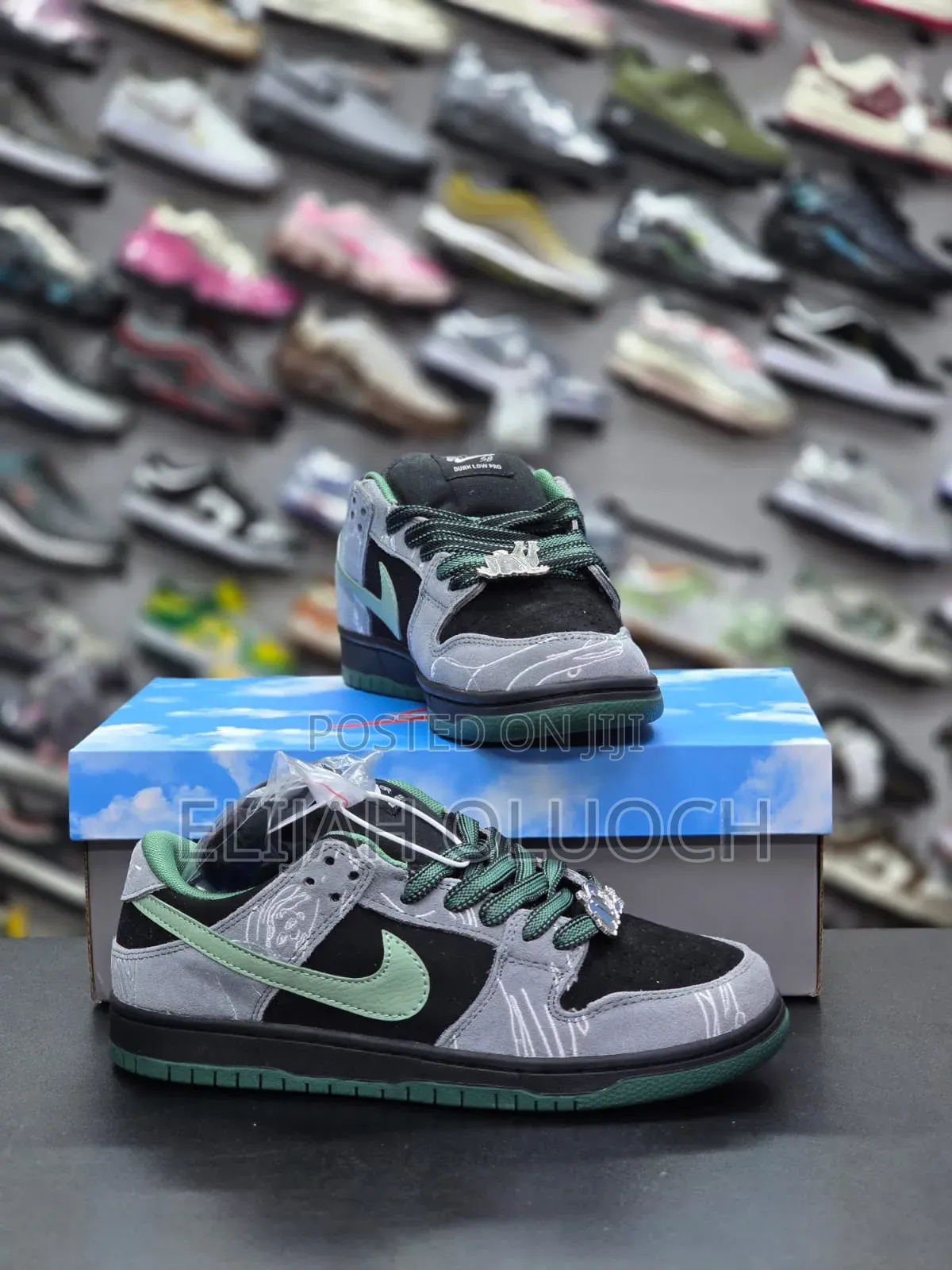 Nike Sb Dunk Low Pro "There Skateboards" Sneakers.