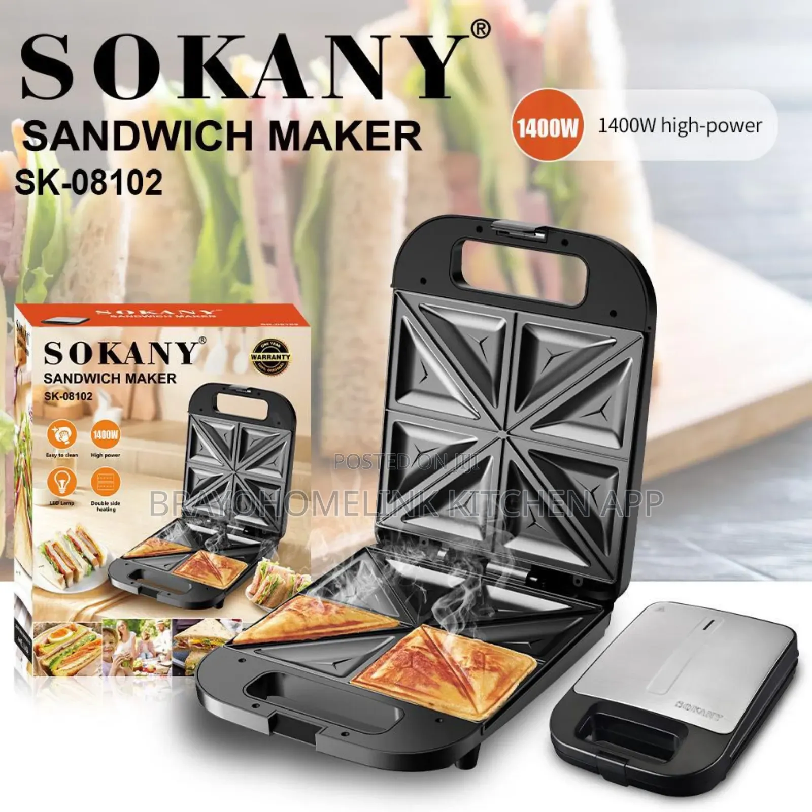 *4 Slice Sandwich Maker*
