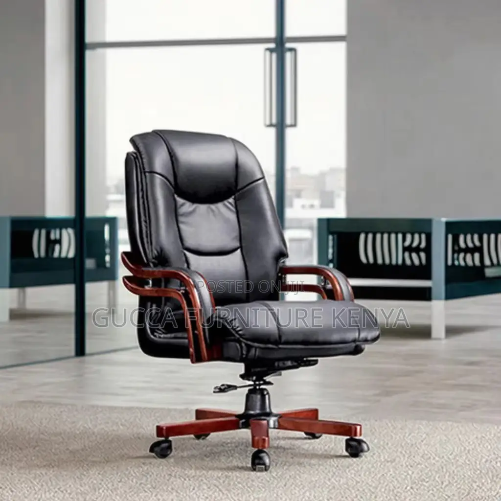 Executive Leather Adjustable Office Seat